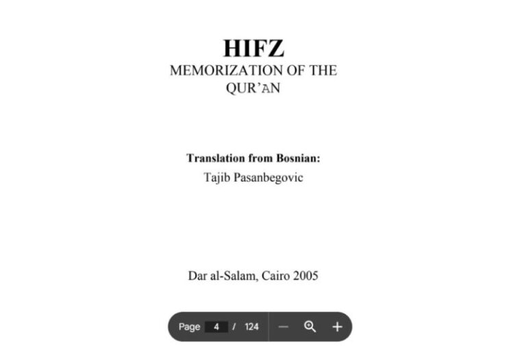 Hifz: Memorization of the Qur’an 0 (0)